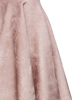Detail View -Click To Enlarge Velour knit flare skirt