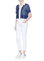 Figure View -Click To Enlarge 'Capri' cropped skinny jeans