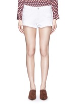 Detail View -Click To Enlarge 'WM5' cutoff denim shorts