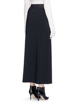 Back View -Click To Enlarge Side drape stretch maxi skirt