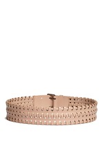 Back View -Click To Enlarge 'Ceinture' woven leather belt