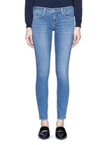 Detail View -Click To Enlarge 'The Chantal' skinny denim ankle grazer pants