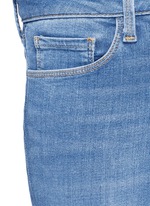 Detail View -Click To Enlarge 'The Chantal' skinny denim ankle grazer pants