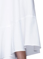 Detail View -Click To Enlarge Cape sleeve poplin shirt