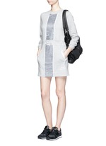 Figure View -Click To Enlarge 'Tech Fleece Splatter' dress