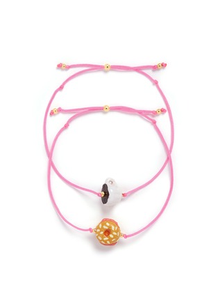 Main View - Click To Enlarge Main View - Click To Enlarge - Venessa Arizaga - 'Breakfast Time' bracelet set