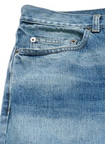 Click To Enlarge Destroyed knee patch skinny jeans