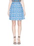 Main View - Click To Enlarge Main View - Click To Enlarge - TANYA TAYLOR - 'Florence' micro floral print cotton skater skirt