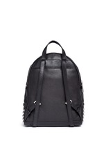 Back View -Click To Enlarge 'Rhea' small stud leather backpack