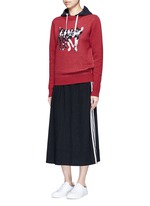 Figure View -Click To Enlarge Kiss CD Cover fringed neck intarsia sweater