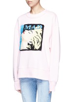 Front View -Click To Enlarge Madonna CD cover embroidery sweatshirt