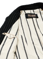 Click To Enlarge 'Tommaso' pinstripe wool cavalry twill coat