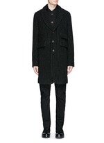 Main View -Click To Enlarge 'Tommaso' pinstripe wool cavalry twill coat