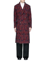 Main View -Click To Enlarge 'Richard' double breasted bouclé jacquard coat
