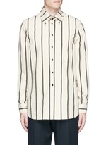 Main View -Click To Enlarge 'Tazio' stripe cotton shirt