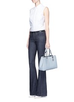 Detail View -Click To Enlarge 'Cynthia' medium saffiano leather satchel