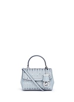Main View -Click To Enlarge 'Ava' extra small perforated leather crossbody bag