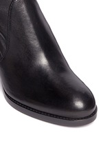 Detail View -Click To Enlarge 'Calare' stretch leather boots