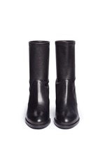 Front View -Click To Enlarge 'Calare' stretch leather boots