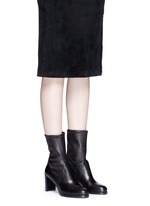 Figure View -Click To Enlarge 'Calare' stretch leather boots
