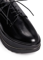 Detail View -Click To Enlarge 'Kent' leather platform Oxfords