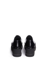 Back View -Click To Enlarge 'Kent' leather platform Oxfords