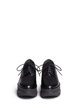 Click To Zoom Stuart Weitzman - 'Kent' leather platform Oxfords