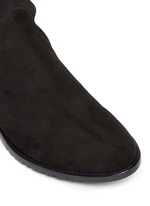 Detail View -Click To Enlarge 'Lowland' stretch suede thigh high boots
