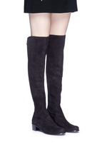 Figure View -Click To Enlarge 'Reserve' elastic back suede boots