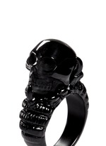 Detail View -Click To Enlarge Claw and skull ring