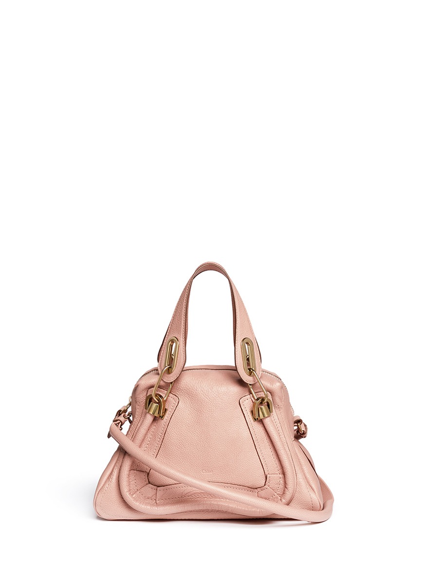 CHLO - \u0026#39;Paraty\u0026#39; small leather bag | Pink Satchels Shoulder Bags ...  