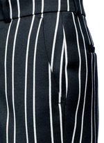 Detail View -Click To Enlarge Stripe wool suiting pants