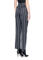 Back View -Click To Enlarge Stripe wool suiting pants