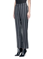 Front View -Click To Enlarge Stripe wool suiting pants
