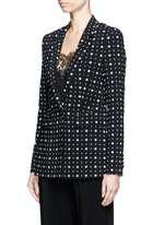 Front View -Click To Enlarge Mix floral print blazer
