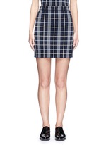 Main View -Click To Enlarge 'Teslianna B' plaid knit skirt