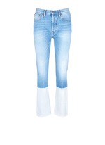 Main View -Click To Enlarge Dipped hem whiskered jeans
