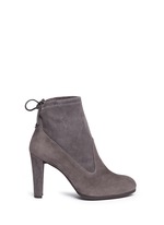Main View -Click To Enlarge 'Mitten' stretch suede ankle boots