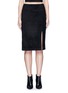 Main View - Click To Enlarge Main View - Click To Enlarge - alice + olivia - 'Tani' lambskin suede pencil skirt