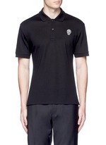 Main View -Click To Enlarge Skull embroidery polo shirt