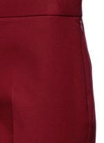 Detail View -Click To Enlarge 'Seloc' cotton satin cropped pants
