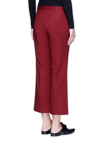 Back View -Click To Enlarge 'Seloc' cotton satin cropped pants