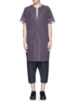 Main View -Click To Enlarge Sleeveless cotton thermal top