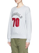Front View -Click To Enlarge 'ORIGINALS 70' sequin embellished sweatshirt