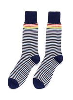 Main View -Click To Enlarge Fine stripe socks