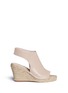 Main View - Click To Enlarge Main View - Click To Enlarge - Pedder Red - 'Kenny' perforated leather espadrille wedge sandals