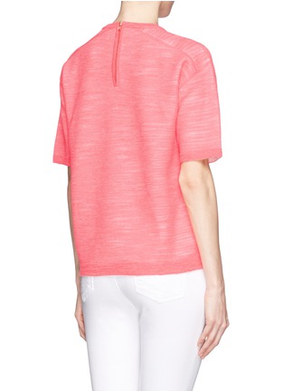 Back View - Click To Enlarge - J.CREW - Collection bonded merino-linen tee