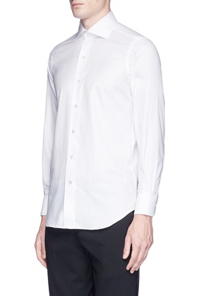Front View - Click To Enlarge - TOMORROWLAND - Slim fit woven cotton shirt