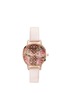 Main View - Click To Enlarge - OLIVIA BURTON  - 'Vegan Friendly Dot Design' midi floral print 30mm watch