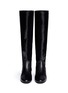 Figure View - Click To Enlarge - LANVIN - Calf hair leather boots